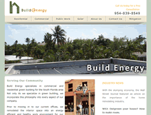 Tablet Screenshot of buildenergy.us